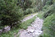 86 Raggiungo il punto di partenza del sent. 117 sulla stradetta Valleve-Branzi